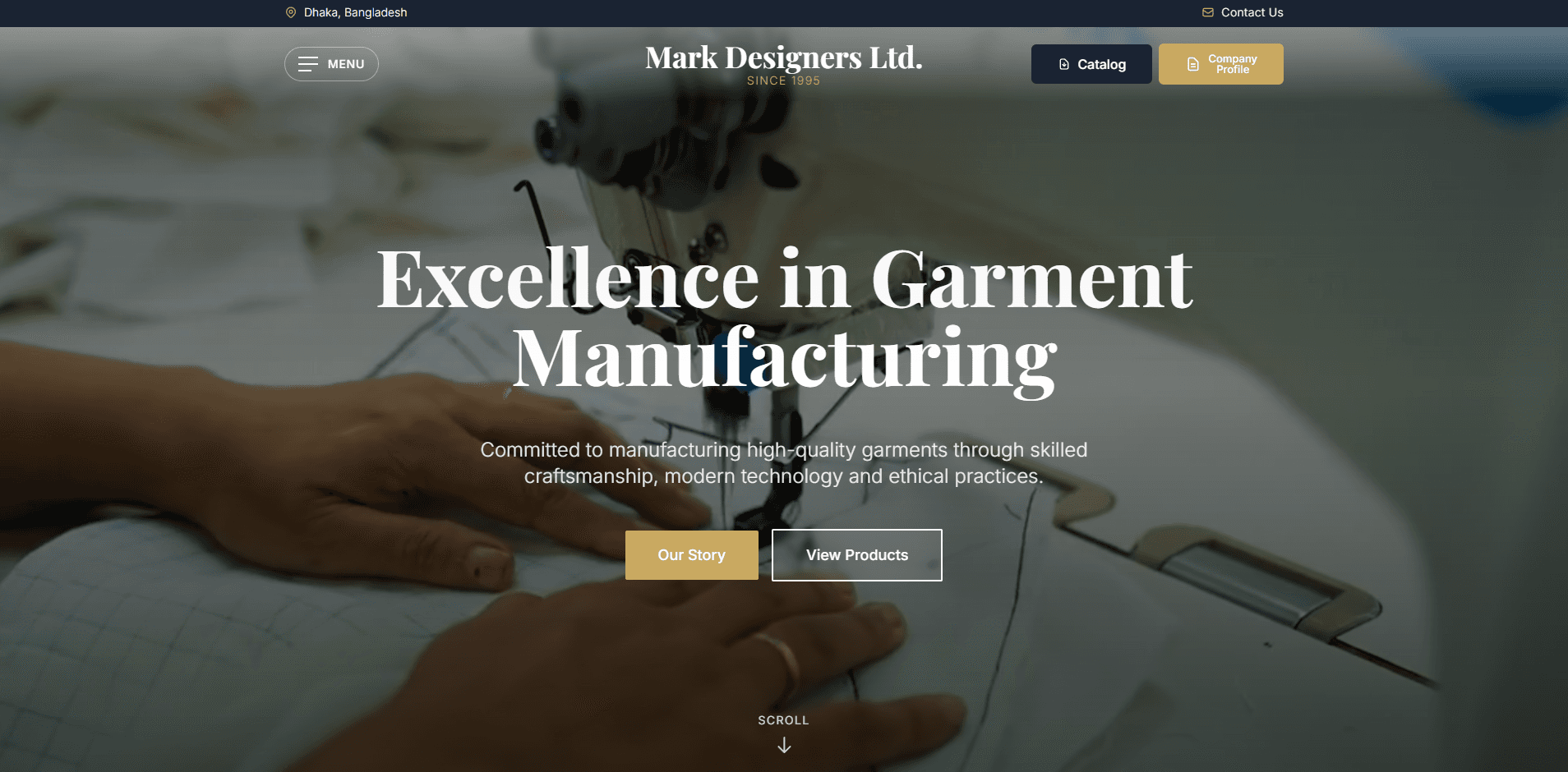 Corporate Portfolio for Mark Designers Ltd.