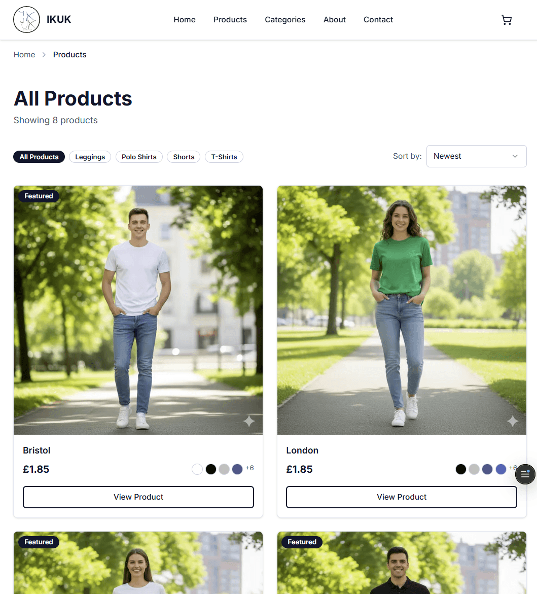 E-Commerce Website for Innovative Knitex UK