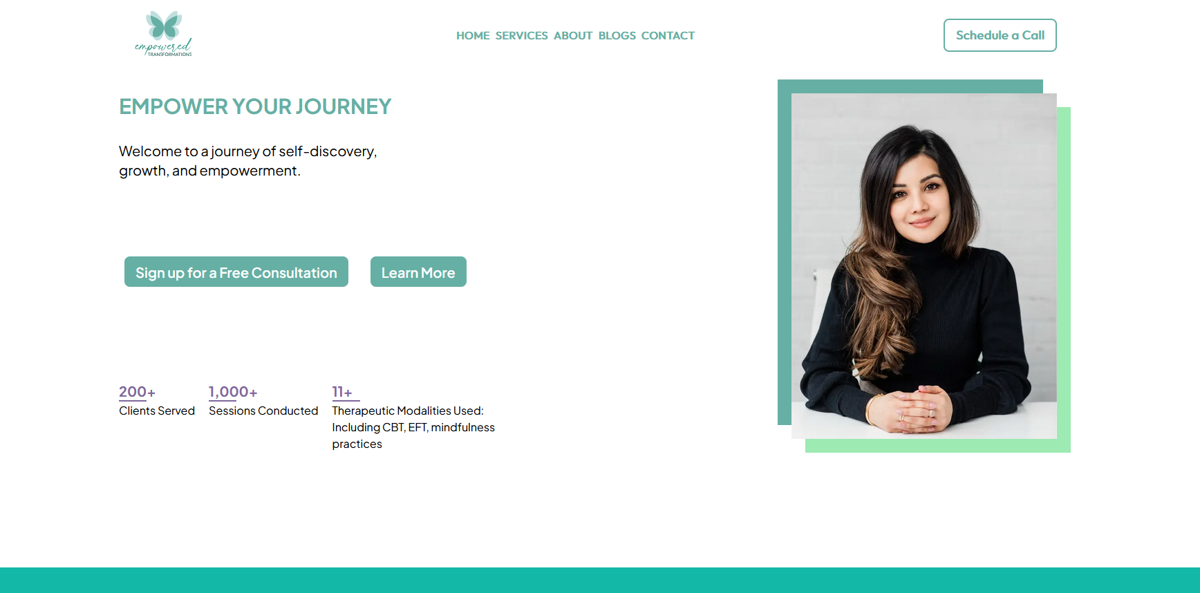 Website for Mental Health Organization